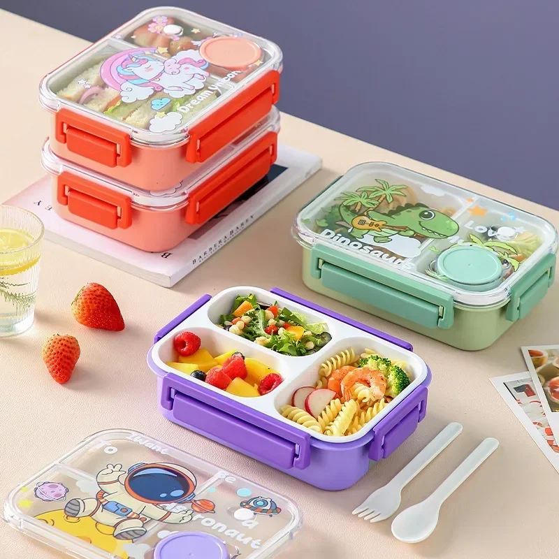 Food Snacks For Toddlers - Unicorn Cartoon Bento Lunch Box for
