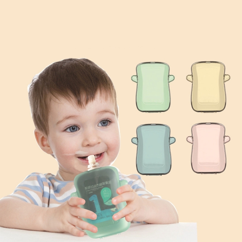 Food Snacks For Toddlers - Convenient Food Pouch Holder Mess-Free Snack
