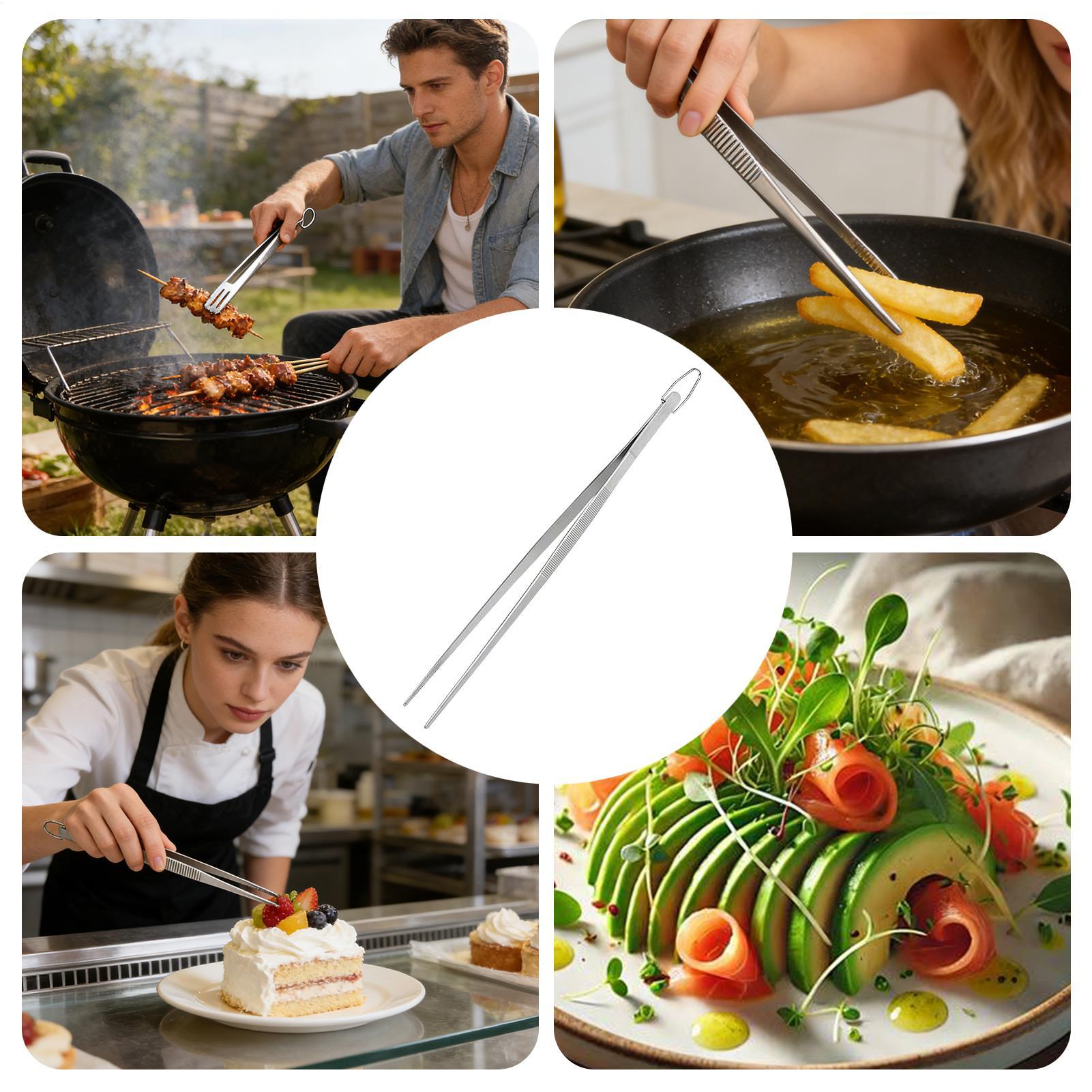 Cooking Tongs Tweezers Food To - Food Snacks For Party ulasan dan harga