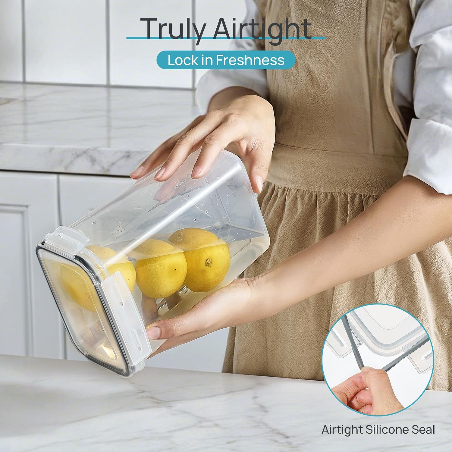 Vtopmart Airtight Food Storage - Food Snacks Label ulasan dan harga