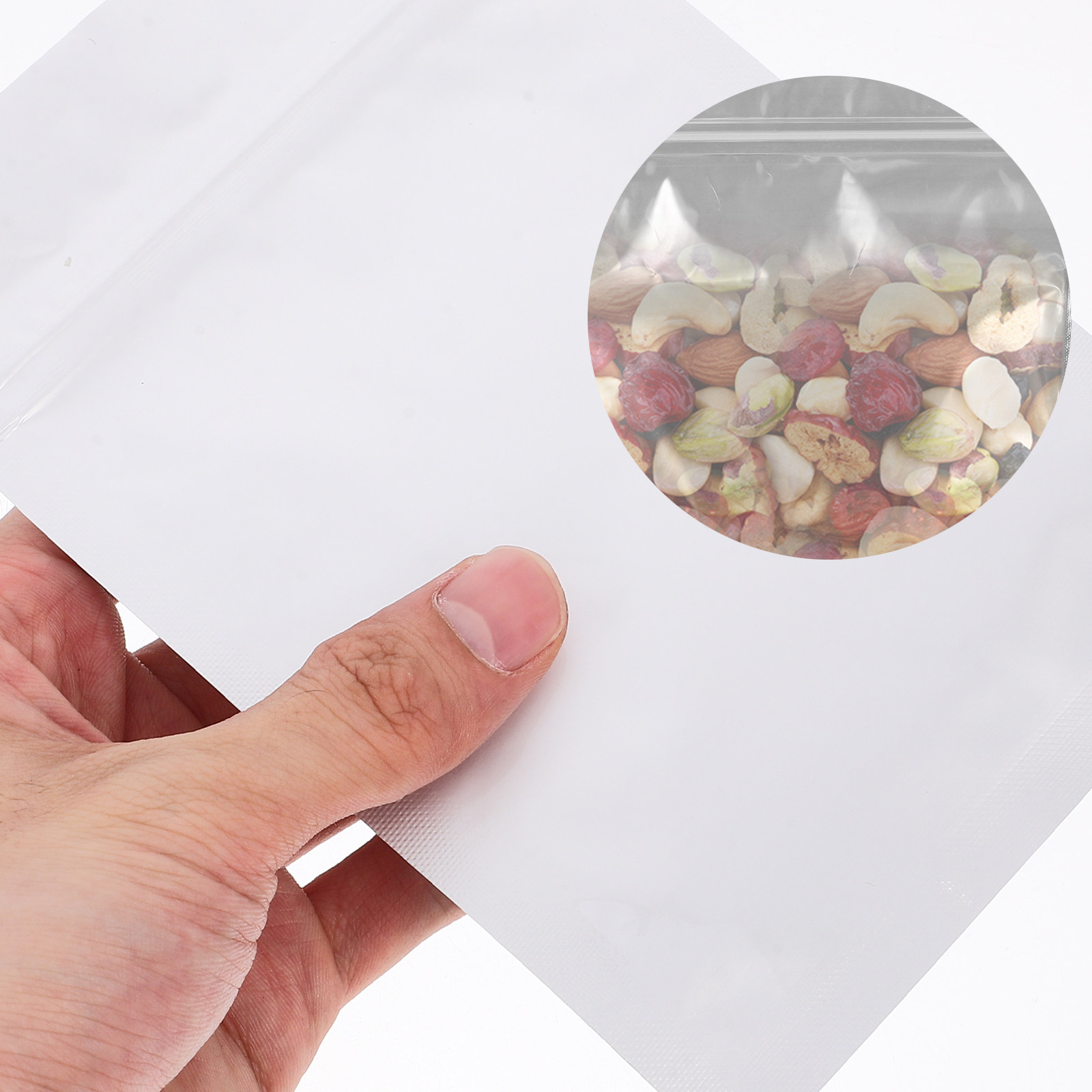 50Pcs Airtight Resealable Bags - Food With Snacks ulasan dan harga
