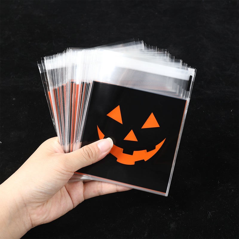 50/100pcs Halloween Black Oran - Food Snacks Candy ulasan dan harga
