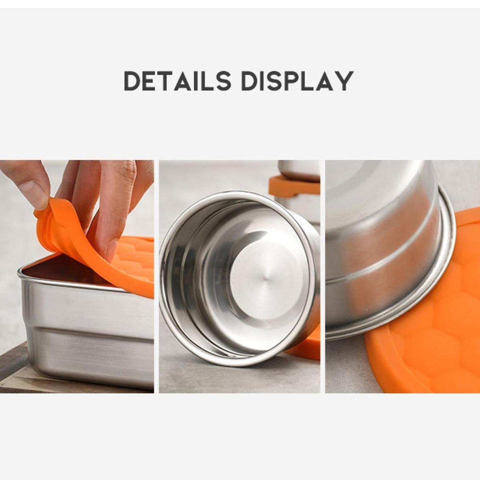 Stainless Steel Food Container - Food Prep Snacks ulasan dan harga