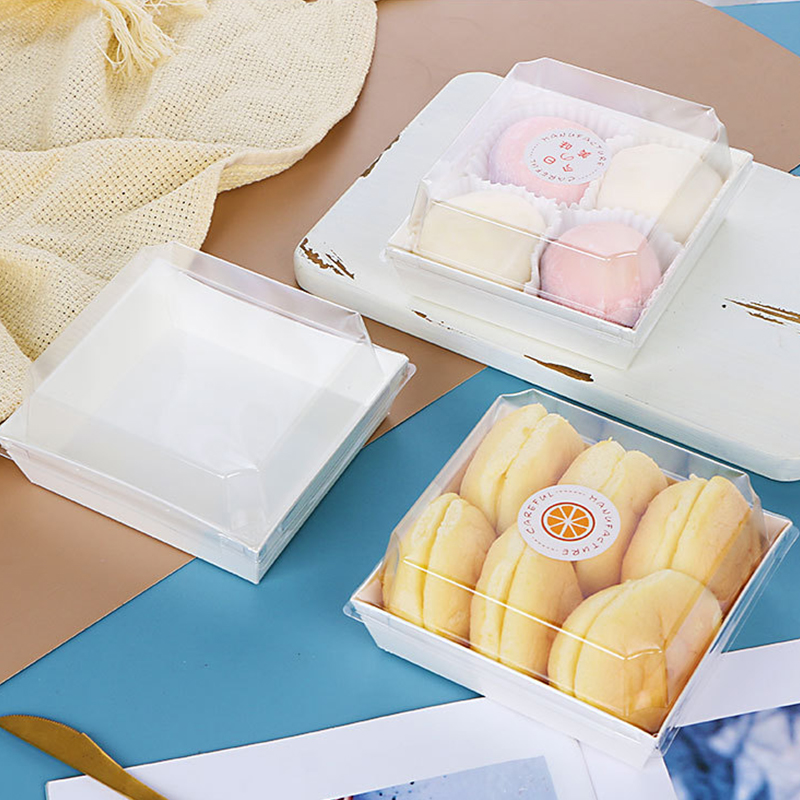 50Pcs Kraft Paper Box Bento Br - Food Snacks For Christmas ulasan dan harga