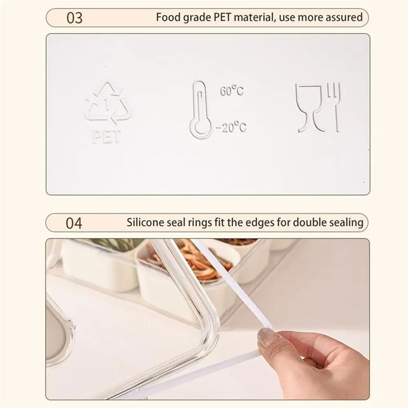 9 Compartments Divided Serving - Food Snacks Candy ulasan dan harga