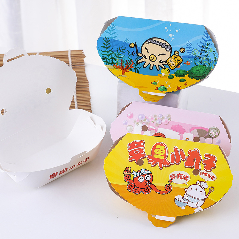 100Pcs Disposable Cartoon Octo - Food Snacks For Party ulasan dan harga