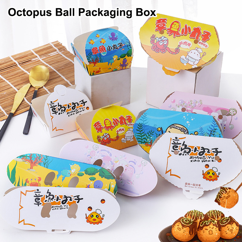 100Pcs Disposable Cartoon Octo - Food Snacks For Party ulasan dan harga