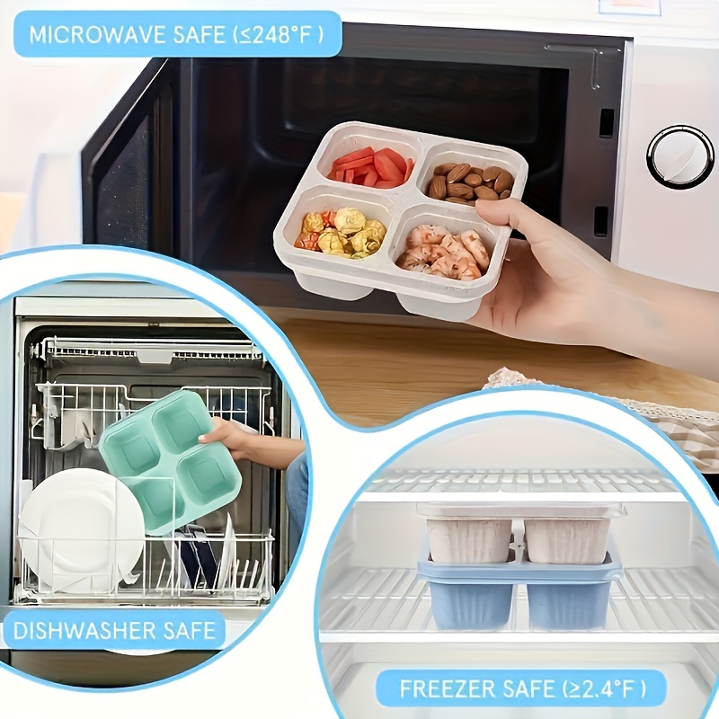 Set of 2 Reusable Plastic Snac - Food Prep Snacks ulasan dan harga