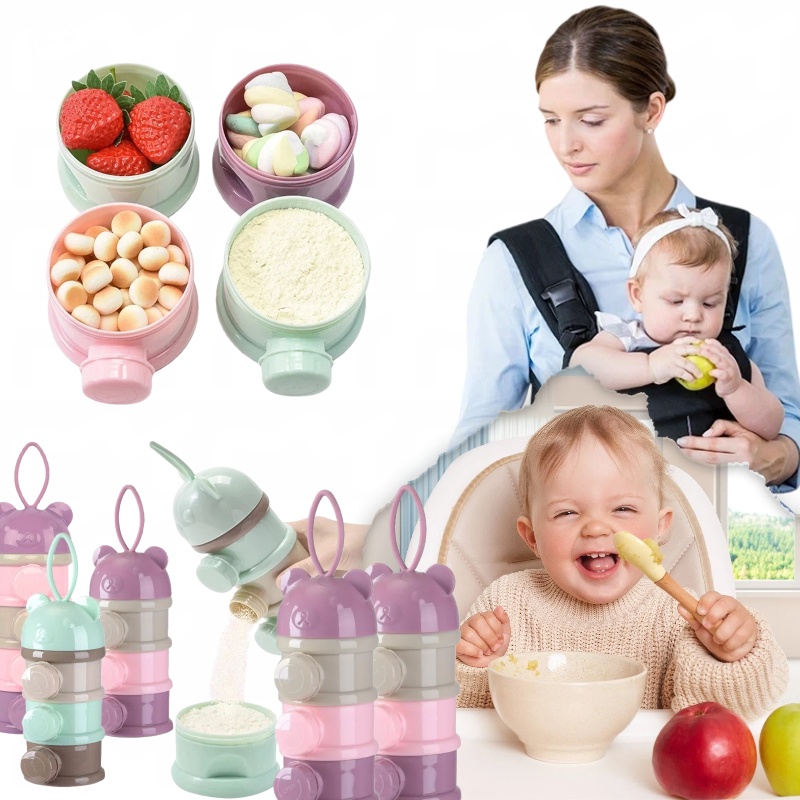 3/4 Layer Colored Milk Powder  - Food Snacks For Toddlers ulasan dan harga