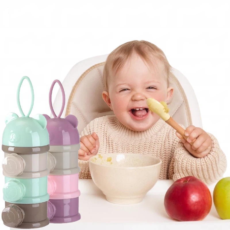 3/4 Layer Colored Milk Powder  - Food Snacks For Toddlers ulasan dan harga