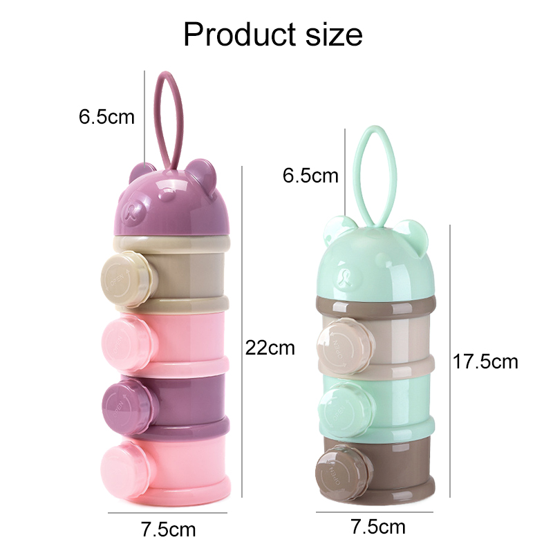 3/4 Layer Colored Milk Powder  - Food Snacks For Toddlers ulasan dan harga