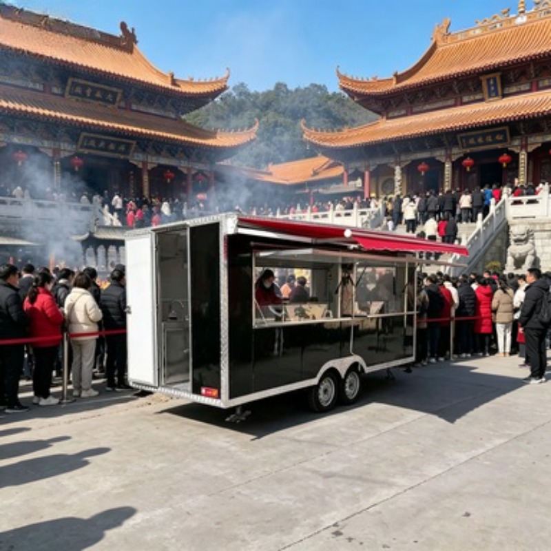 Portable Food Cart Trailer Cof - Food Snacks That Start With A ulasan dan harga