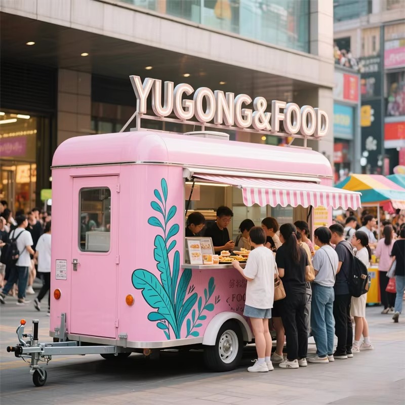 Portable Food Cart Trailer Cof - Food Snacks That Start With A ulasan dan harga