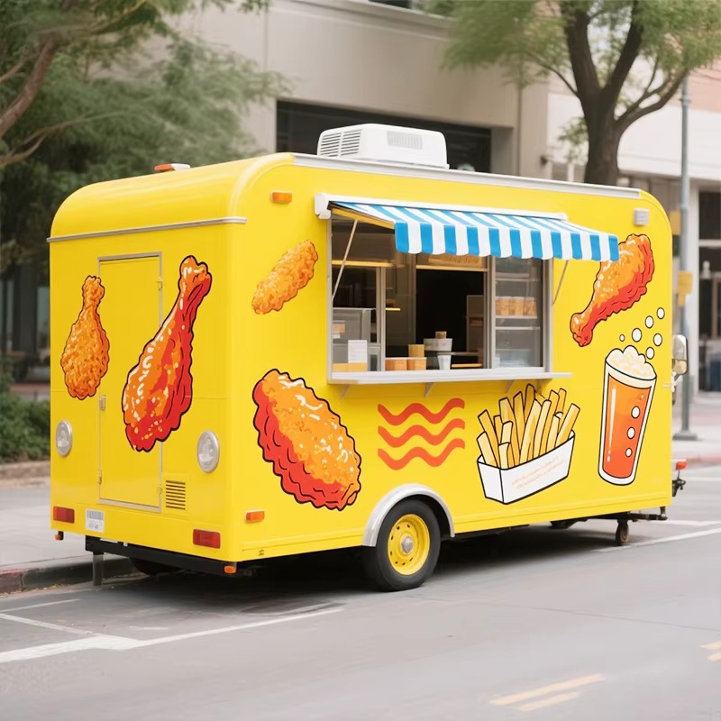 Portable Food Cart Trailer Cof - Food Snacks That Start With A ulasan dan harga