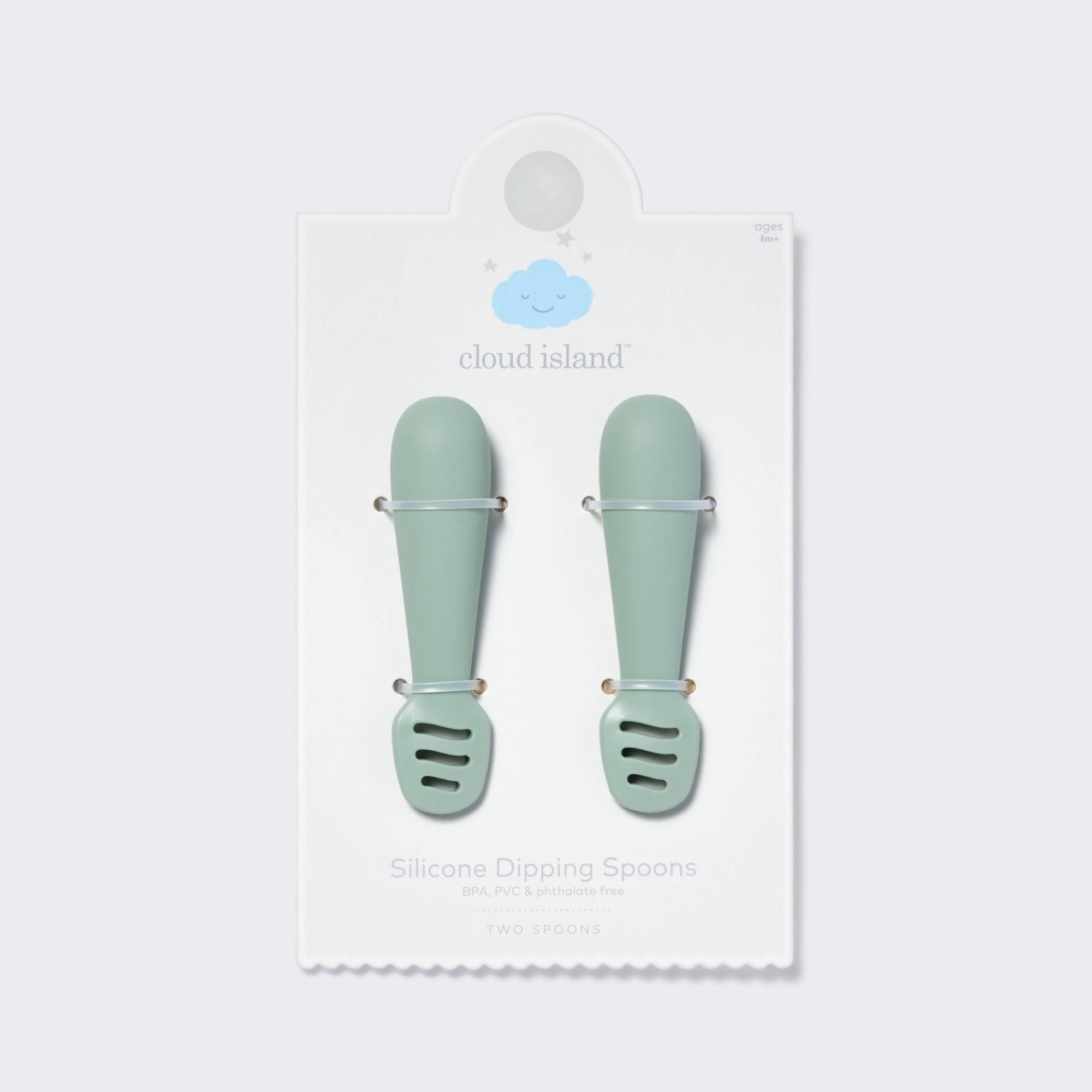 2pcs Green Baby Dipping Spoons - Food Snacks For Toddlers ulasan dan harga