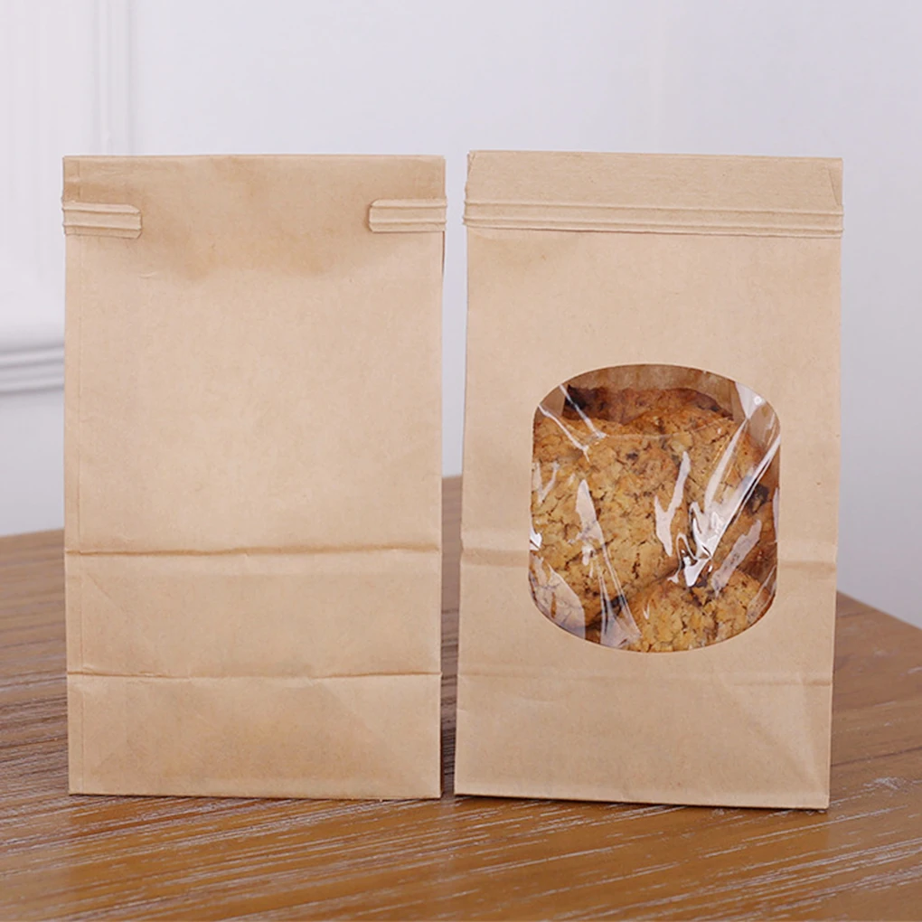 10Pcs Bakery Bags, Window Seal - Food Snacks For Christmas ulasan dan harga