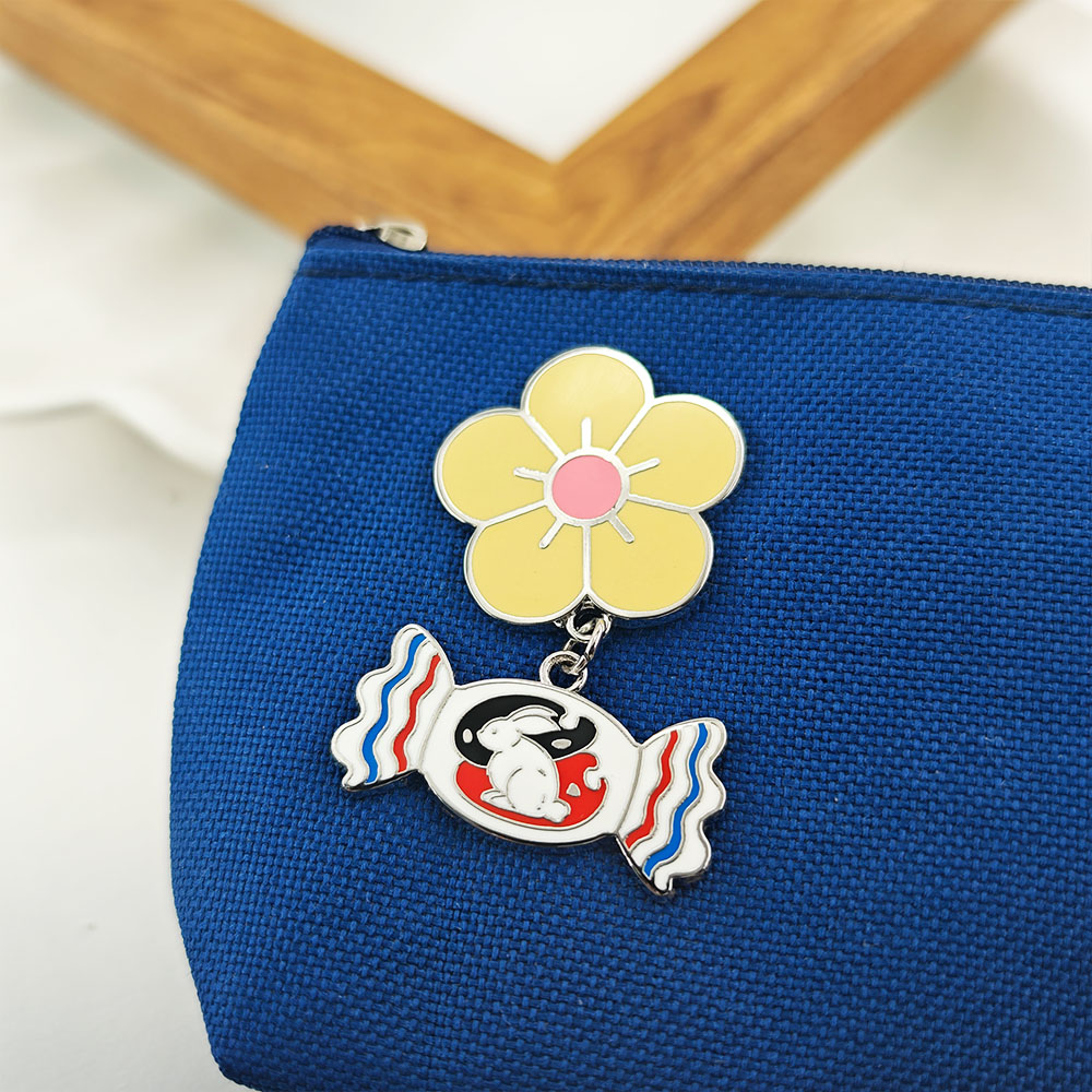 White Rabbit Candy Enamel Pin  - Food Snacks Candy ulasan dan harga
