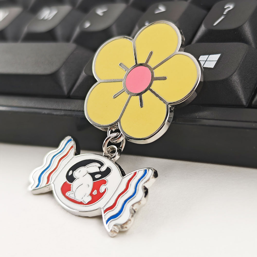 White Rabbit Candy Enamel Pin  - Food Snacks Candy ulasan dan harga