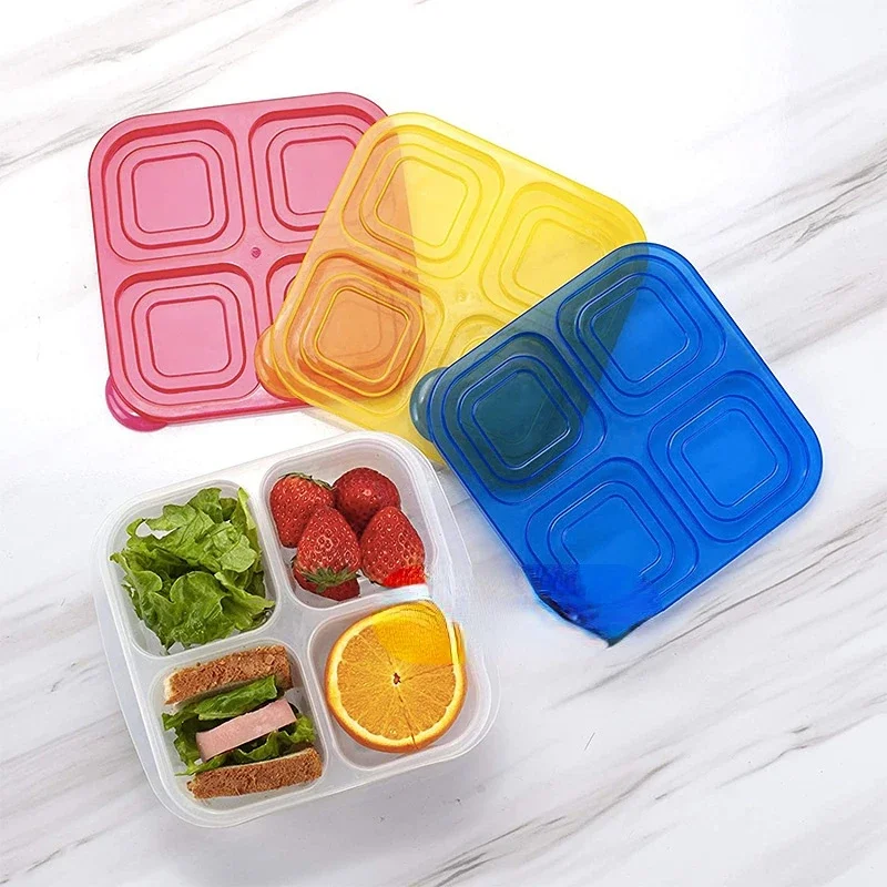 Plastic Bento Snack Box Reusab - Food Prep Snacks ulasan dan harga