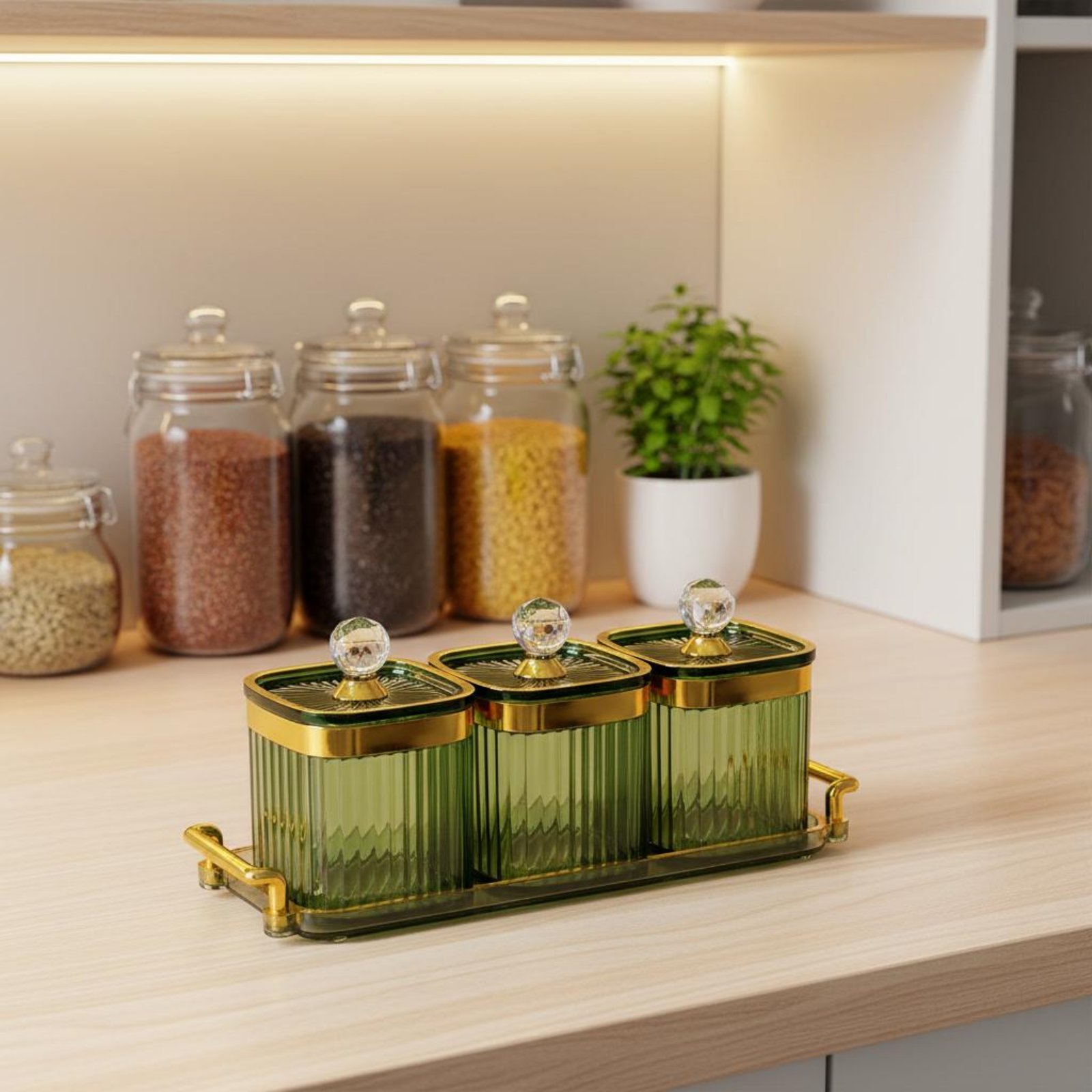 Decorative Snack Container Set - Food Snacks Candy ulasan dan harga