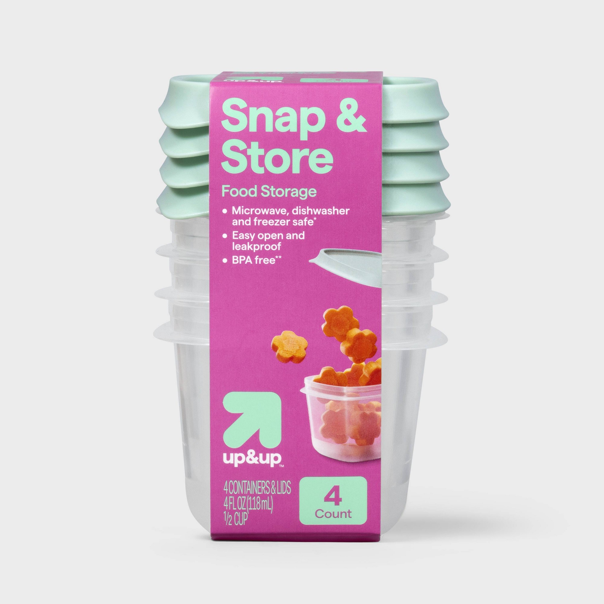 4ct Mini Square Half Cup Food  - Food Prep Snacks ulasan dan harga
