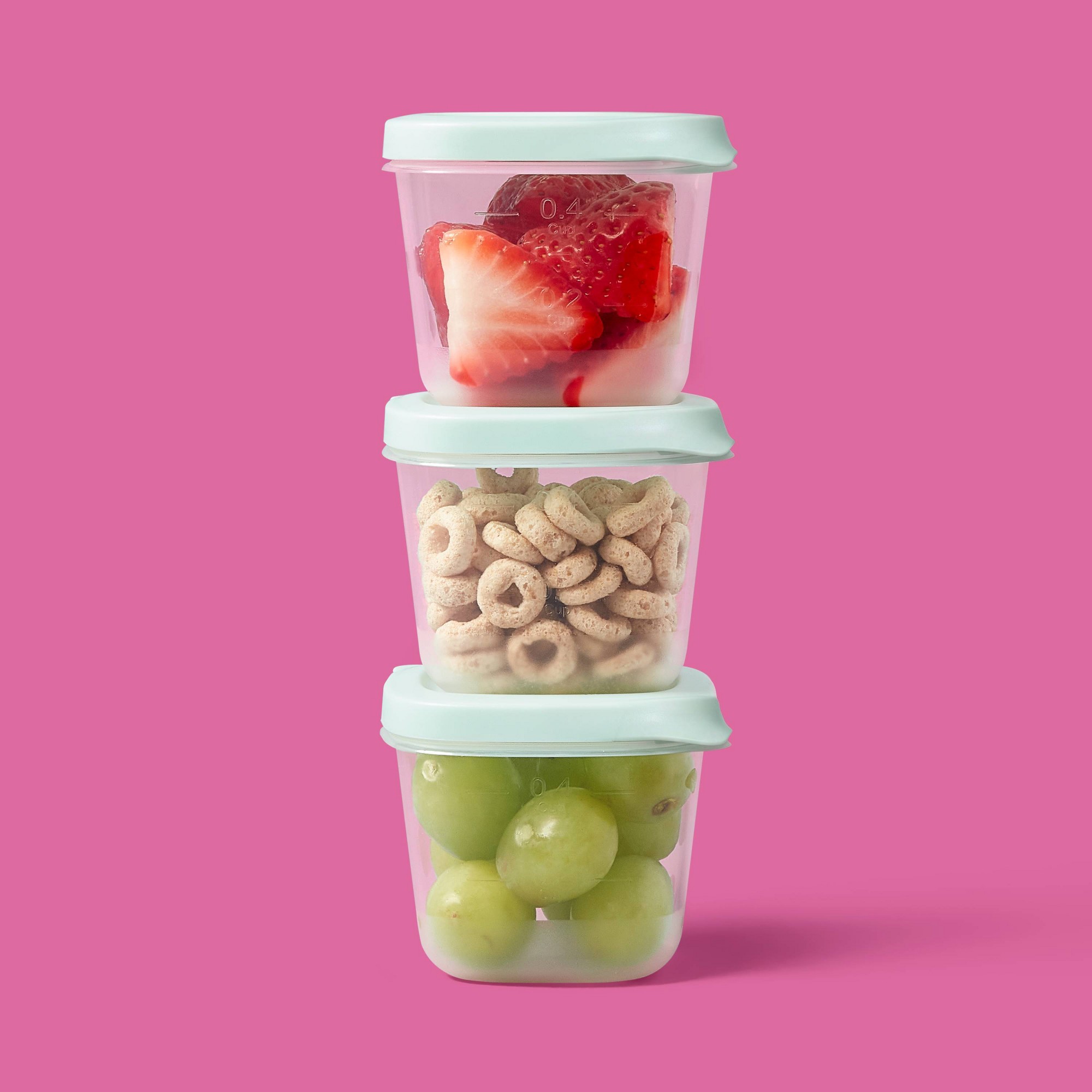 4ct Mini Square Half Cup Food  - Food Prep Snacks ulasan dan harga