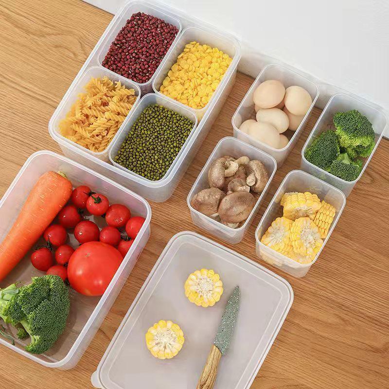 4 In 1 Refrigerator Crisper Bo - Food Prep Snacks ulasan dan harga