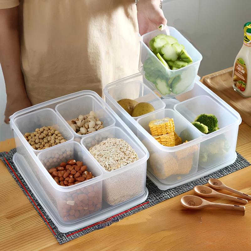 4 In 1 Refrigerator Crisper Bo - Food Prep Snacks ulasan dan harga