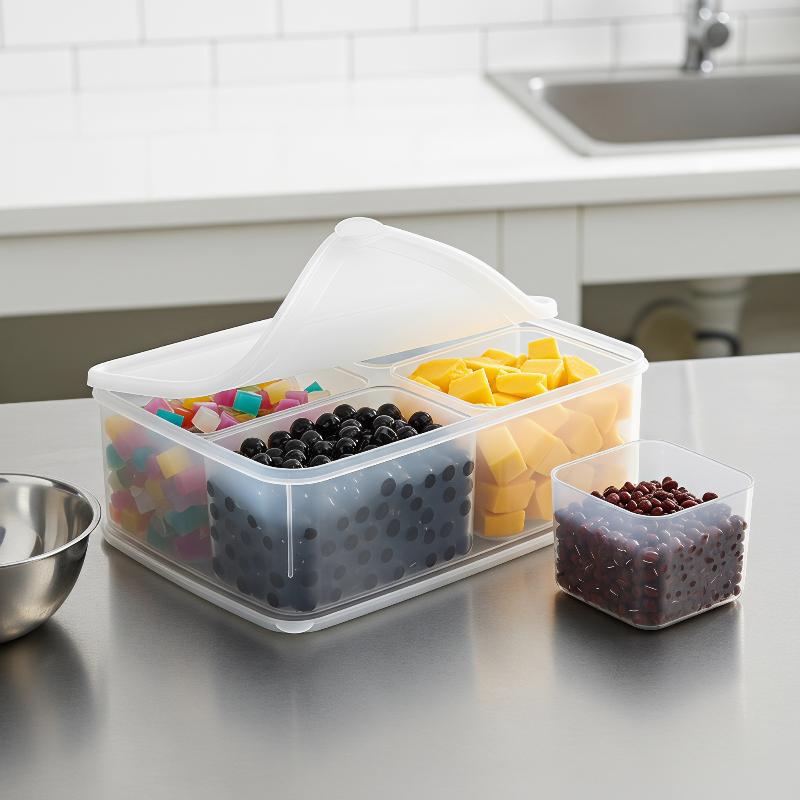 4 In 1 Refrigerator Crisper Bo - Food Prep Snacks ulasan dan harga