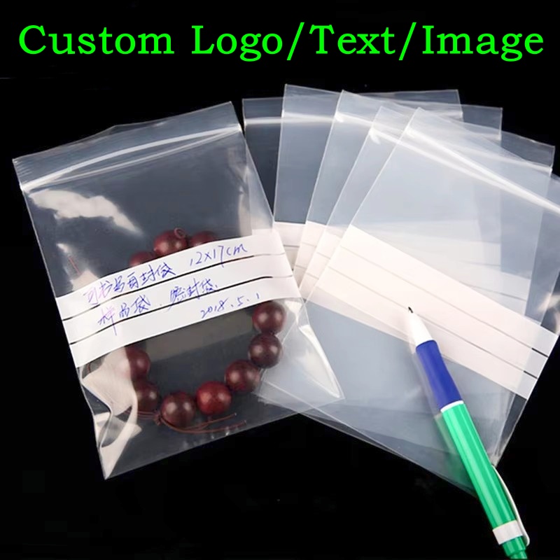 200PCS PE Clear Plastic Writin - Food Snacks For Christmas ulasan dan harga