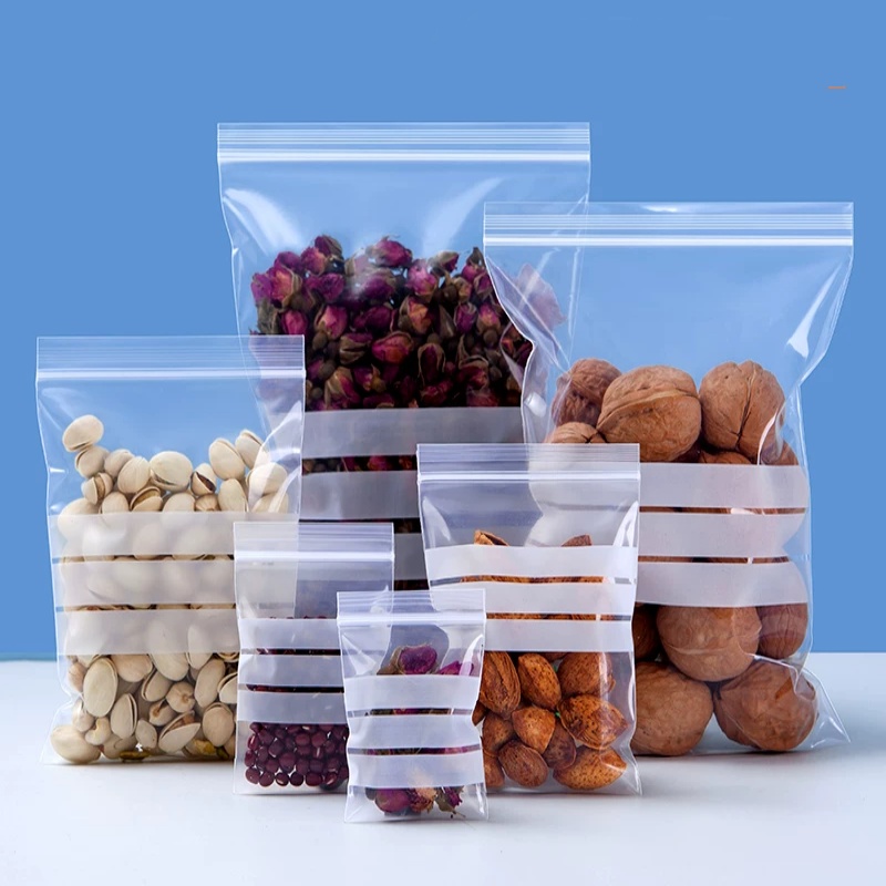 200PCS PE Clear Plastic Writin - Food Snacks For Christmas ulasan dan harga