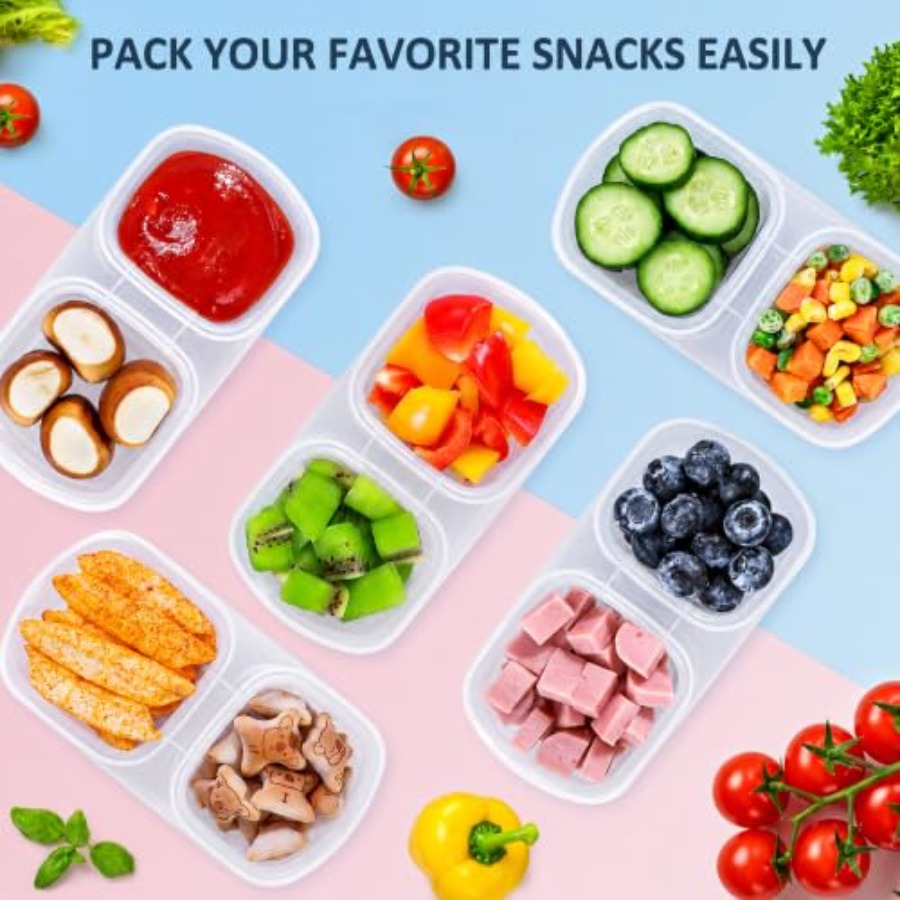 5-Pack Reusable Snack Containe - Food Prep Snacks ulasan dan harga