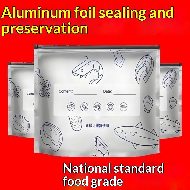 50Pcs Reusable Aluminum Foil F - Food Snacks Label ulasan dan harga