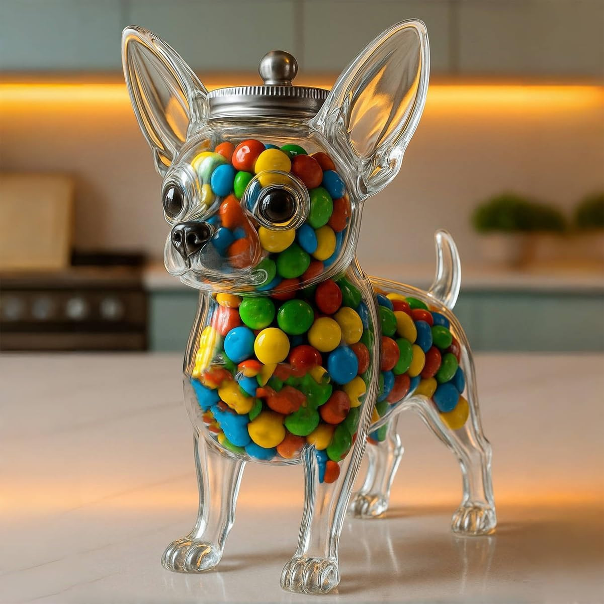 Chihuahua Shaped Container Fre - Food Snacks For Christmas ulasan dan harga
