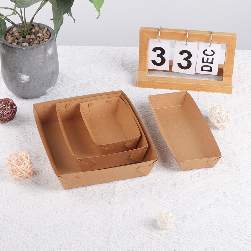 10/30/50pcs Kraft Paper Dispos - Food Snacks For Christmas ulasan dan harga