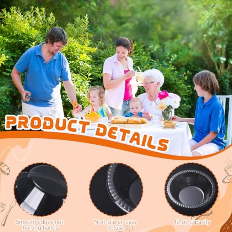 30 Pack 12 oz Disposable Plast - Food Snacks For Party ulasan dan harga