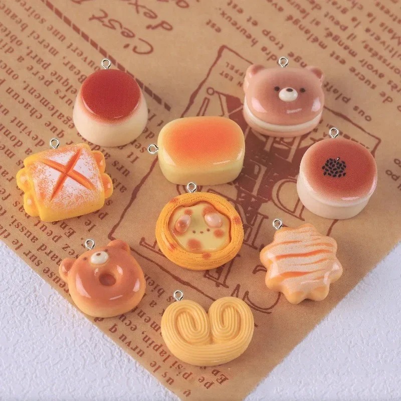 10Pcs Cute Bear Pudding Tart B - Food Snacks For Party ulasan dan harga
