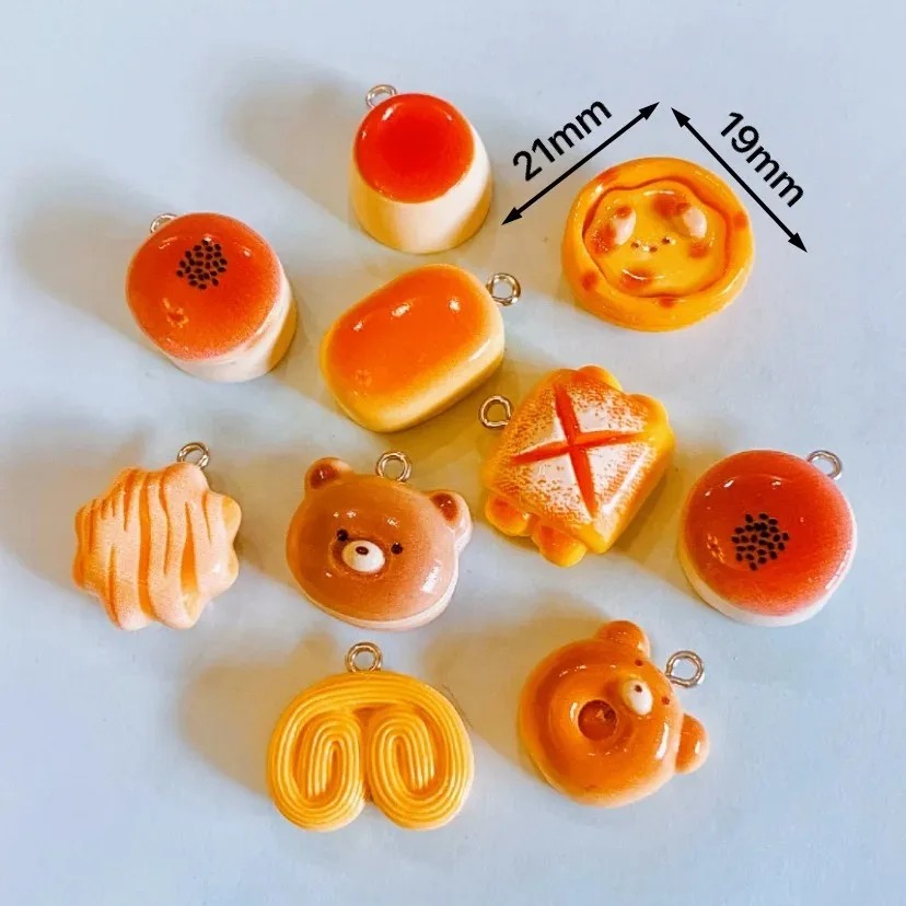 10Pcs Cute Bear Pudding Tart B - Food Snacks For Party ulasan dan harga