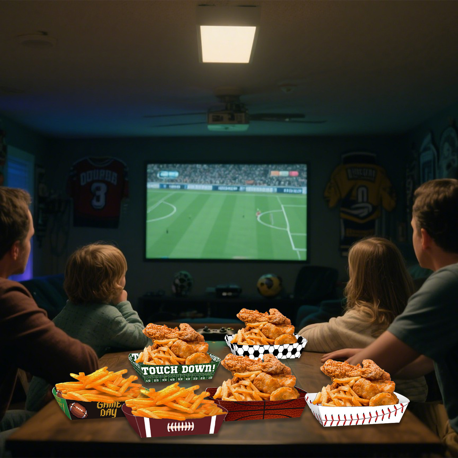 Sport Ball Food Tray Theme Par - Food Snacks Candy ulasan dan harga