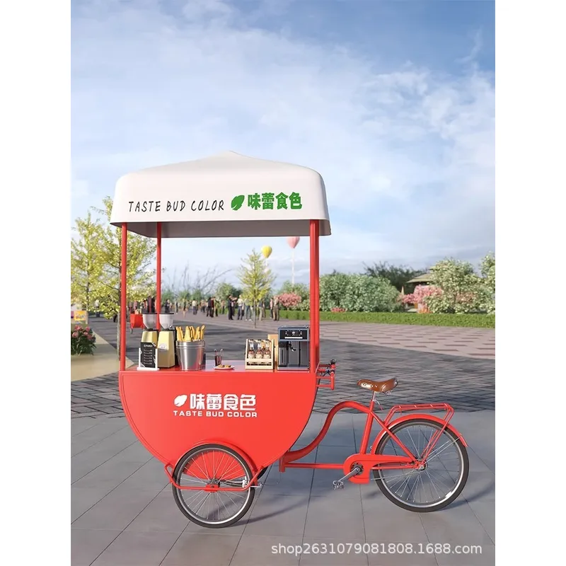 Outdoor Mobile Food Cart Snack - Food With Snacks ulasan dan harga