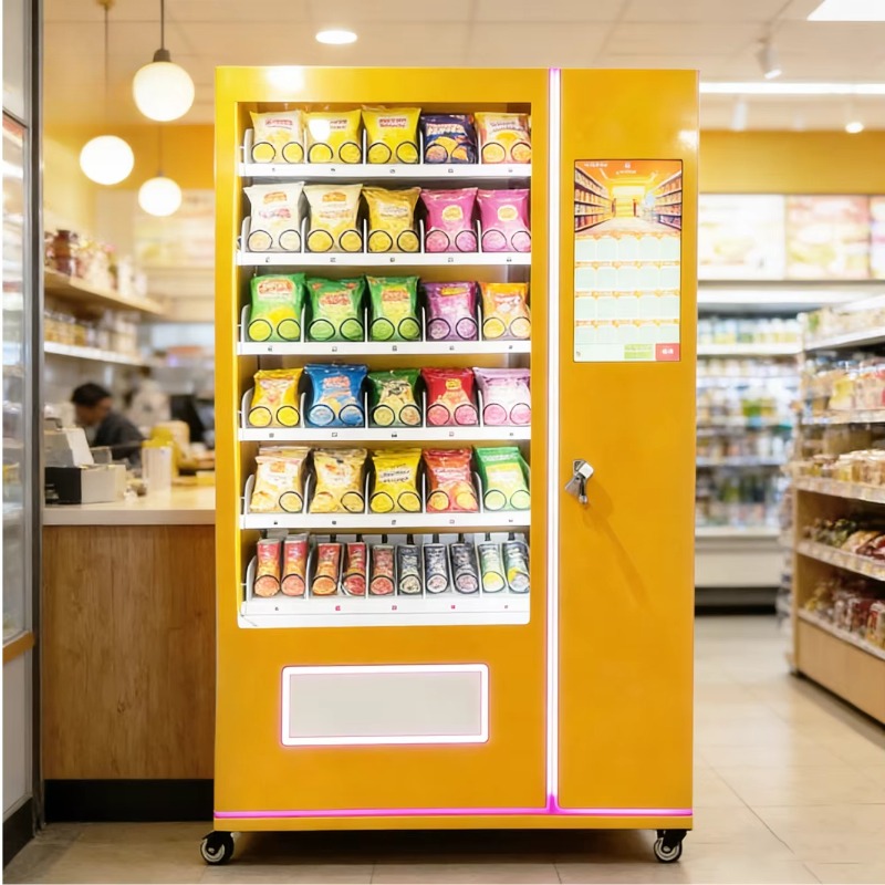 Automatic Snack Vending Machin - Food With Snacks ulasan dan harga