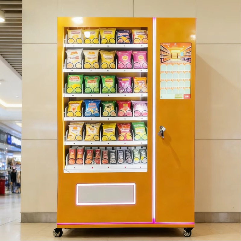 Automatic Snack Vending Machin - Food With Snacks ulasan dan harga