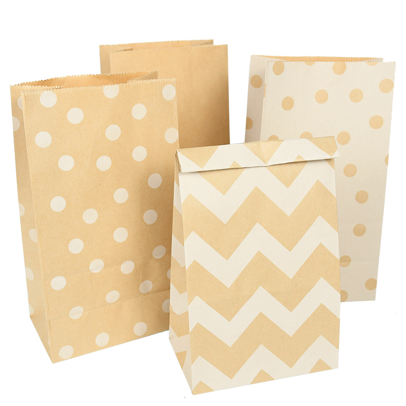 10pcs Brown Kraft Paper Gifts  - Food Snacks For Christmas ulasan dan harga