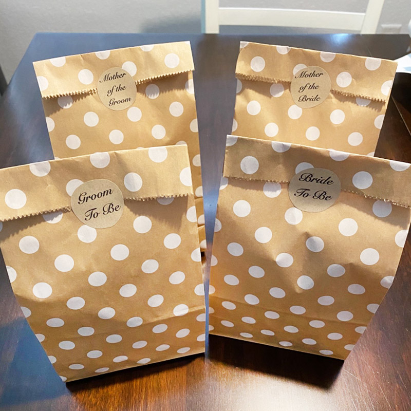 10pcs Brown Kraft Paper Gifts  - Food Snacks For Christmas ulasan dan harga