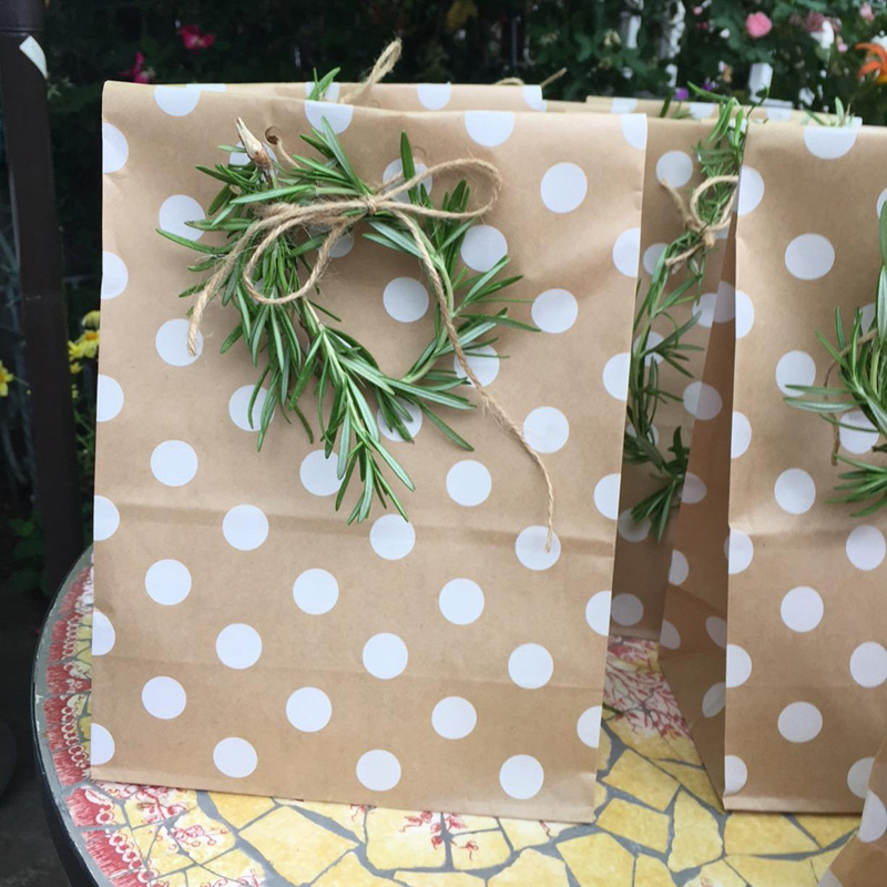10pcs Brown Kraft Paper Gifts  - Food Snacks For Christmas ulasan dan harga