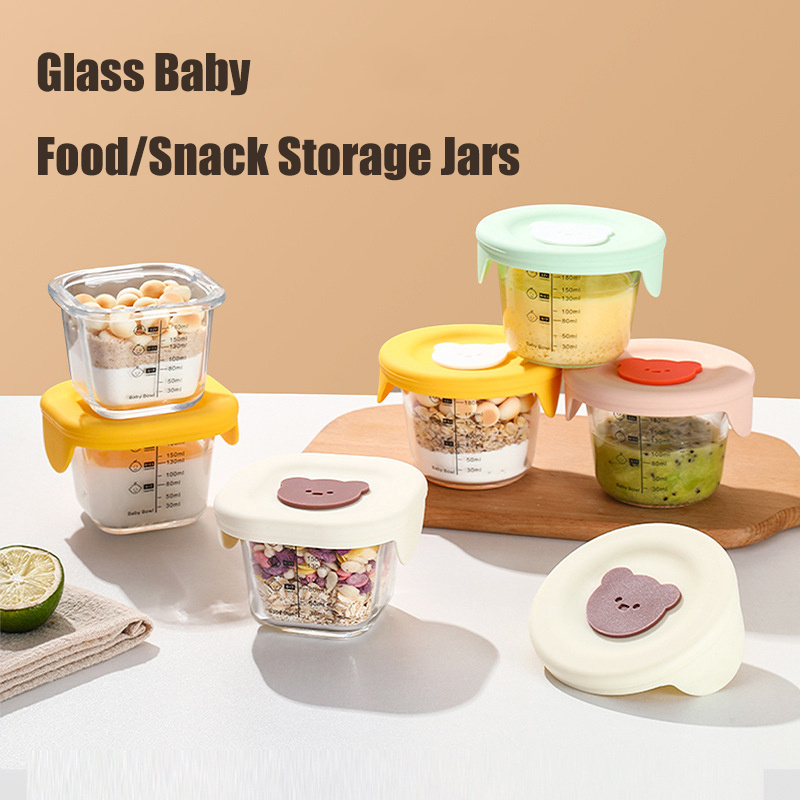 180ml Glass Baby Food Storage  - Food Snacks For Toddlers ulasan dan harga