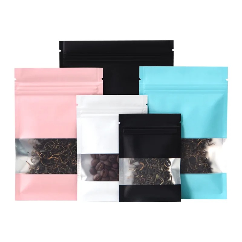 100Pcs Zip Lock Mylar Foil Bag - Food Snacks For Christmas ulasan dan harga