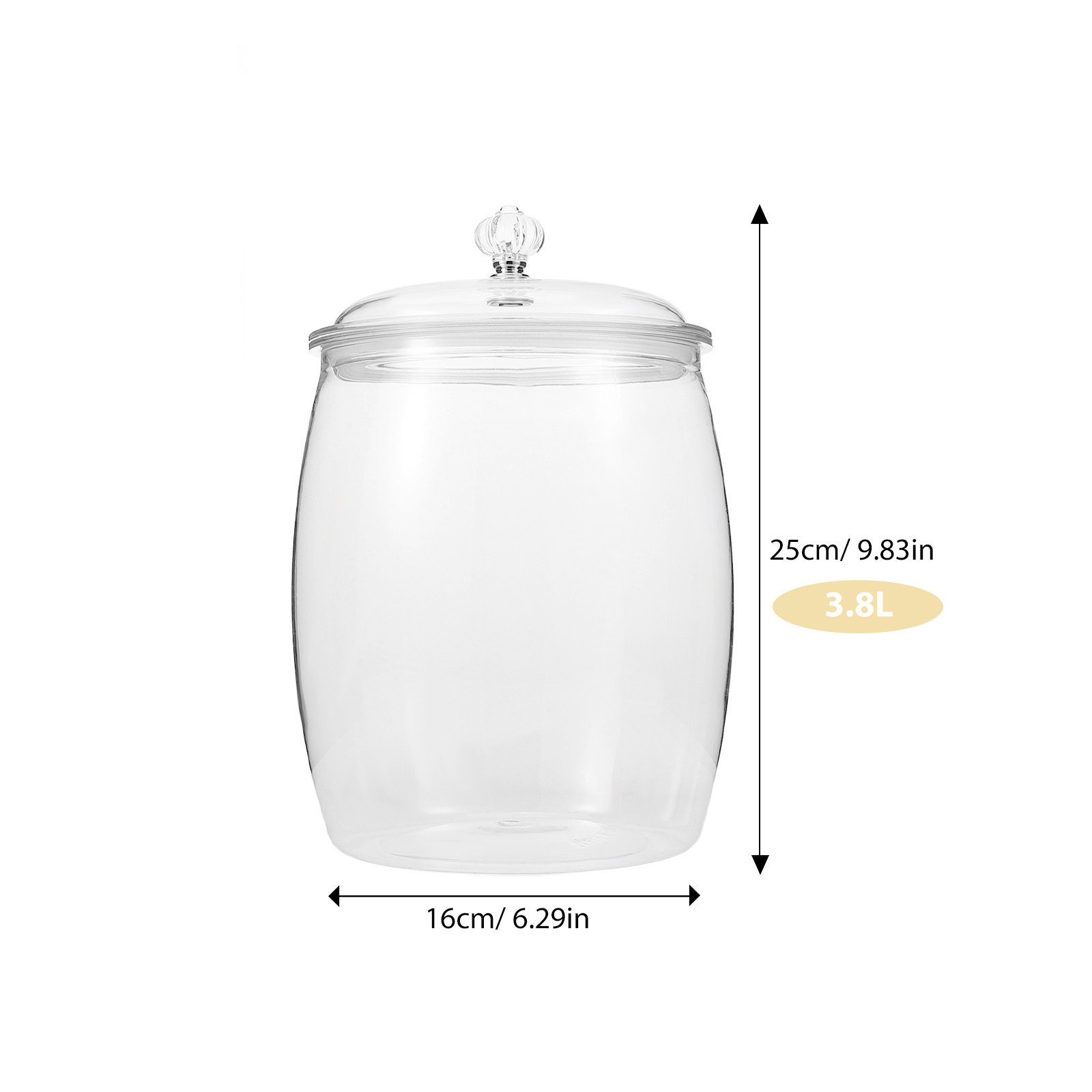 Plastic Food Storage Canister  - Food Snacks Candy ulasan dan harga