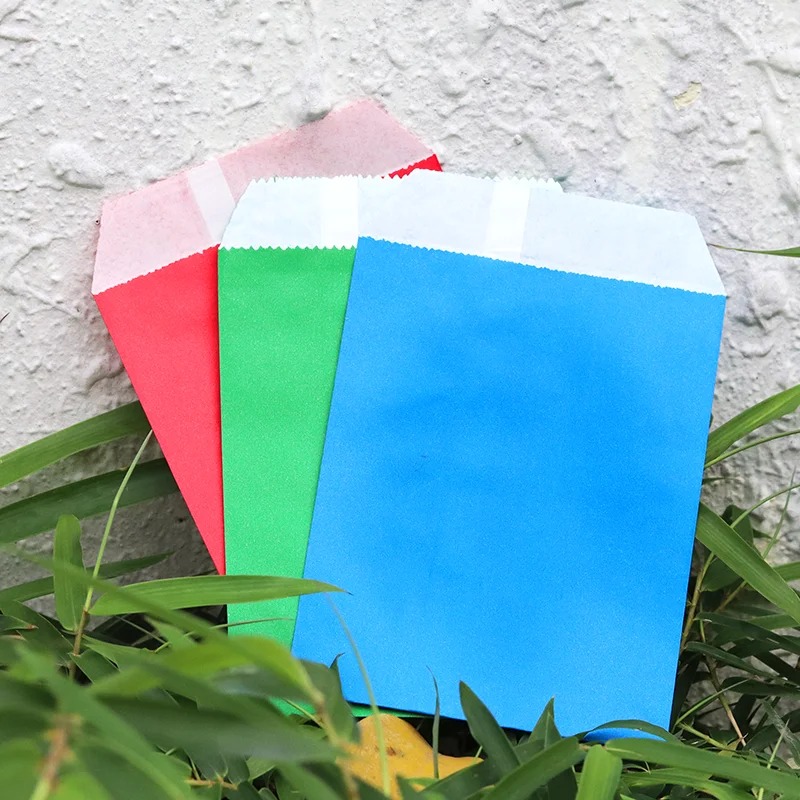50/100pcs color Gift Kraft Pap - Food Snacks Candy ulasan dan harga