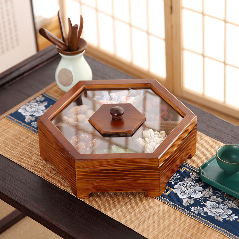 New Wood Candy Biscuit Storage - Food Snacks Candy ulasan dan harga